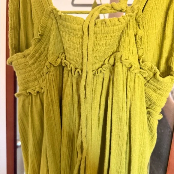 Free People Lime Green Maxi Dress - Picture 3 of 4